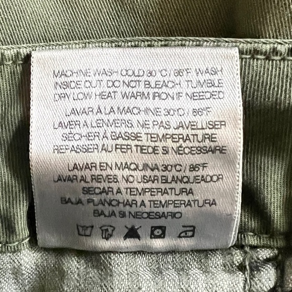 Sundry Green Chino Midrise Pants with Side Stripe Detailing Size 28 EUC - Picture 8 of 8